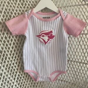 Gertex Blue Jays Bodysuit , 18 - 24M - Pink and White